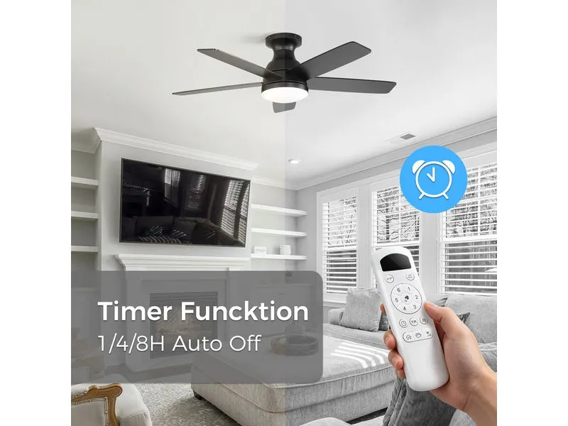 Ozeanos Deckenventilator KBS-44K009 Schwarz