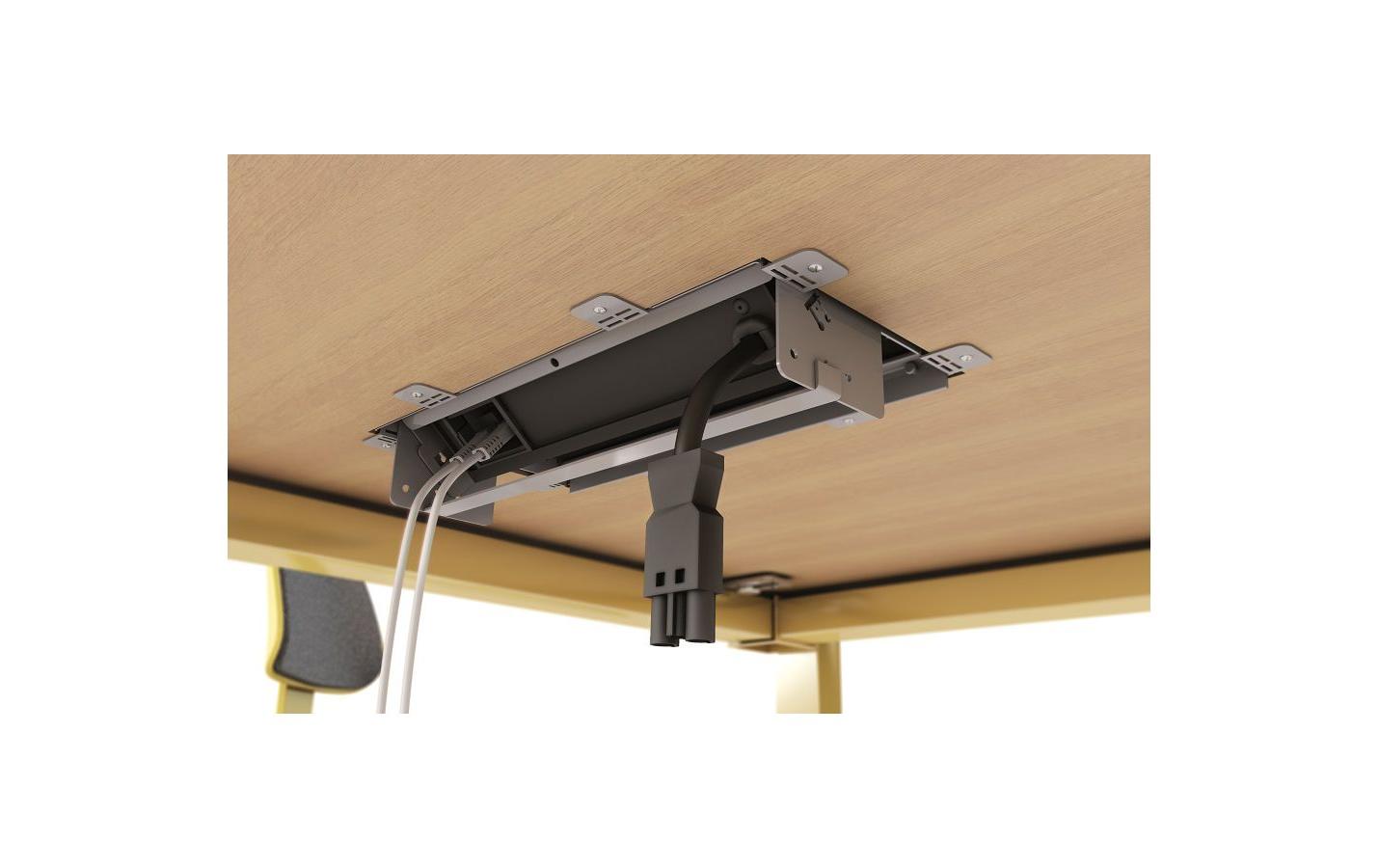 max connect Einbaurahmen BOX S 3-Fach Schwarz