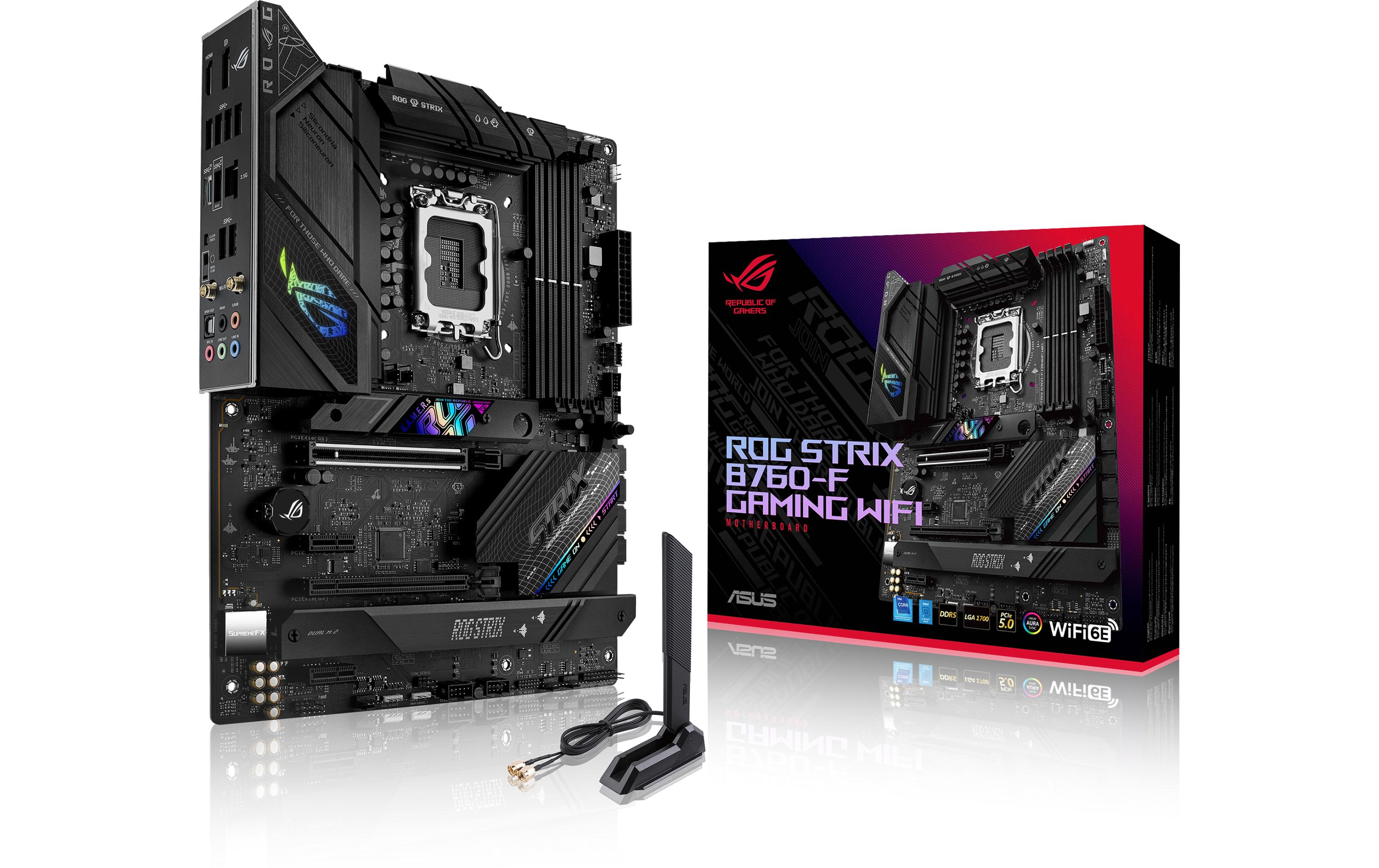 ASUS ROG Mainboard STRIX B760-F GAMING WIFI ASUS ROG Mainboard STRIX B760-F GAMING WIFI