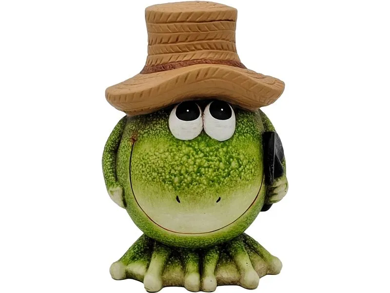 Dameco Dekofigur Frosch mit Hut 16 x 16.5 x 23.2 cm Dameco Dekofigur Frosch mit Hut 16 x 16.5 x 23.2 cm