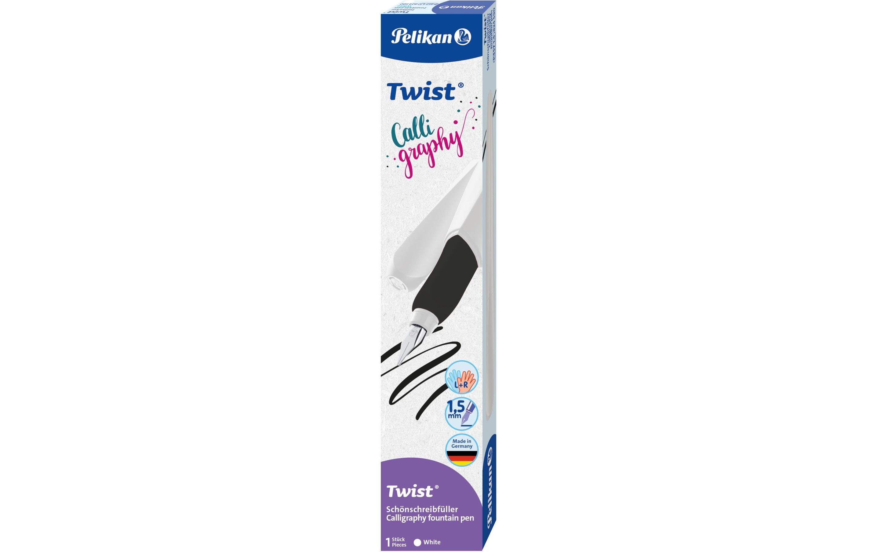 Pelikan Füllfederhalter Twist Kalligraphy White, 1 Stück Pelikan Füllfederhalter Twist Kalligraphy White, 1 Stück