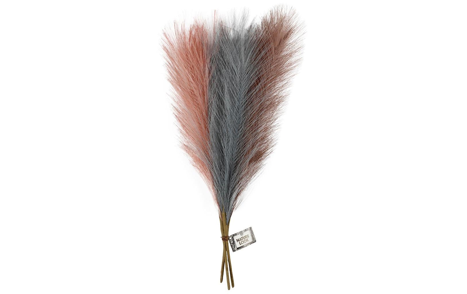 Creativ Company Trockenblumen Pampasgras 50 cm 3 Stück, Rosa, Braun, Grau Creativ Company Trockenblumen Pampasgras 50 cm 3 Stück, Rosa, Braun, Grau