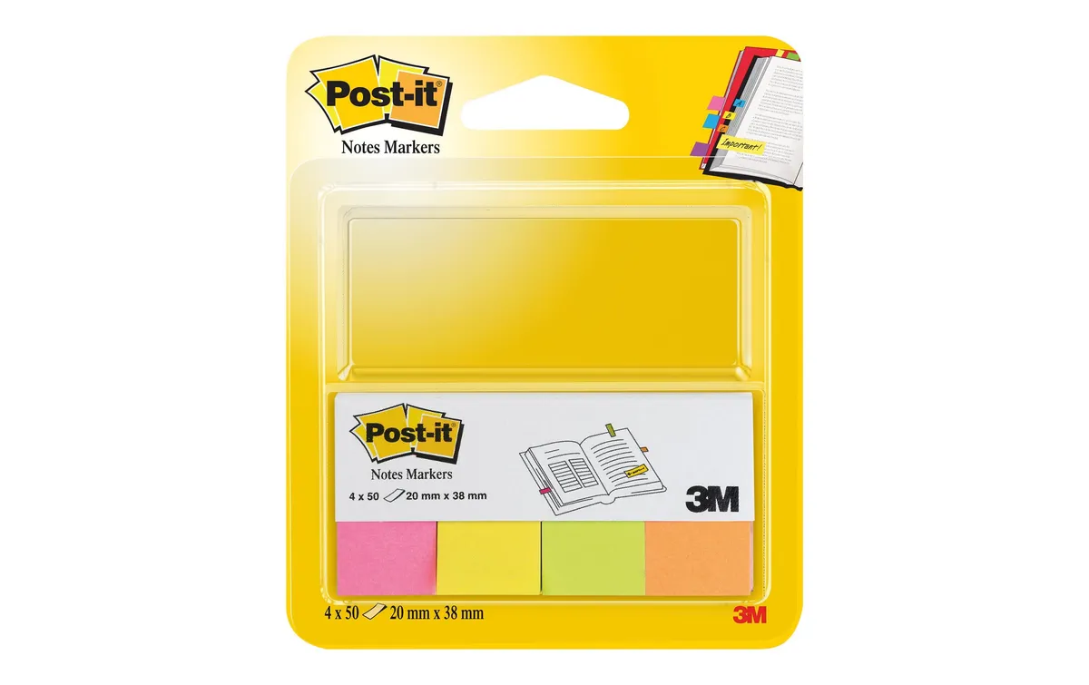 Post-it Page Marker Post-it Index Mehrfarbig, 4 Stück Post-it Page Marker Post-it Index Mehrfarbig, 4 Stück