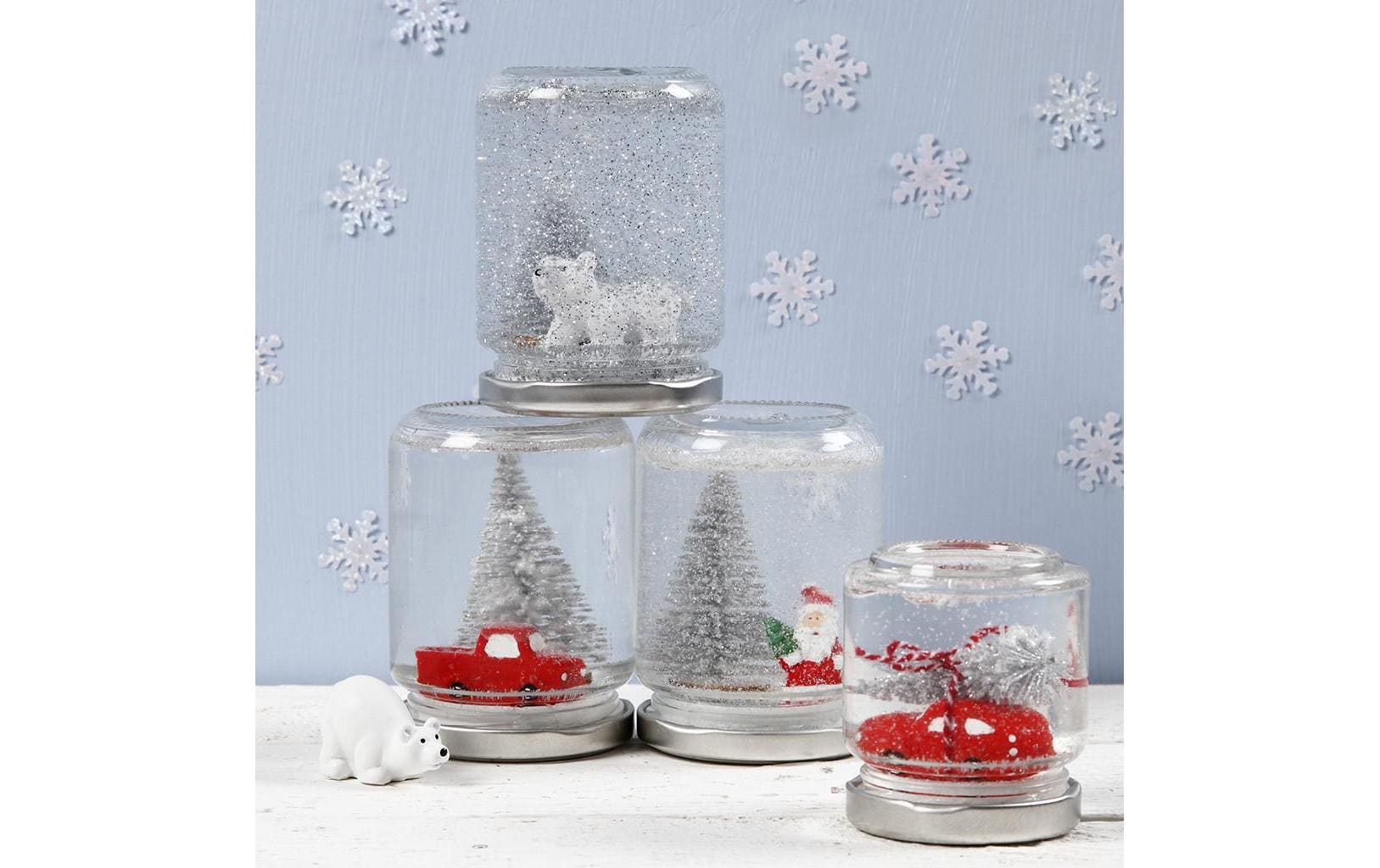 Creativ Company Glas mit Deckel 100 ml 12 Stück