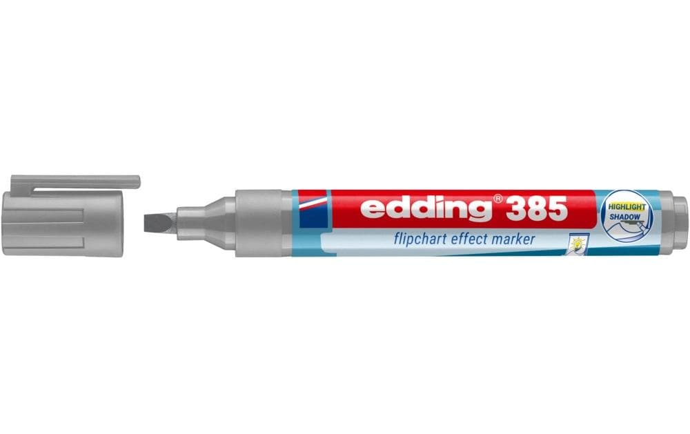 edding Flipchart-Marker 385 Silbergrau edding Flipchart-Marker 385 Silbergrau