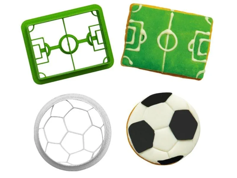 Decora Guetzli-Ausstecher-Set 2 Stück, Fussball Decora Guetzli-Ausstecher-Set 2 Stück, Fussball
