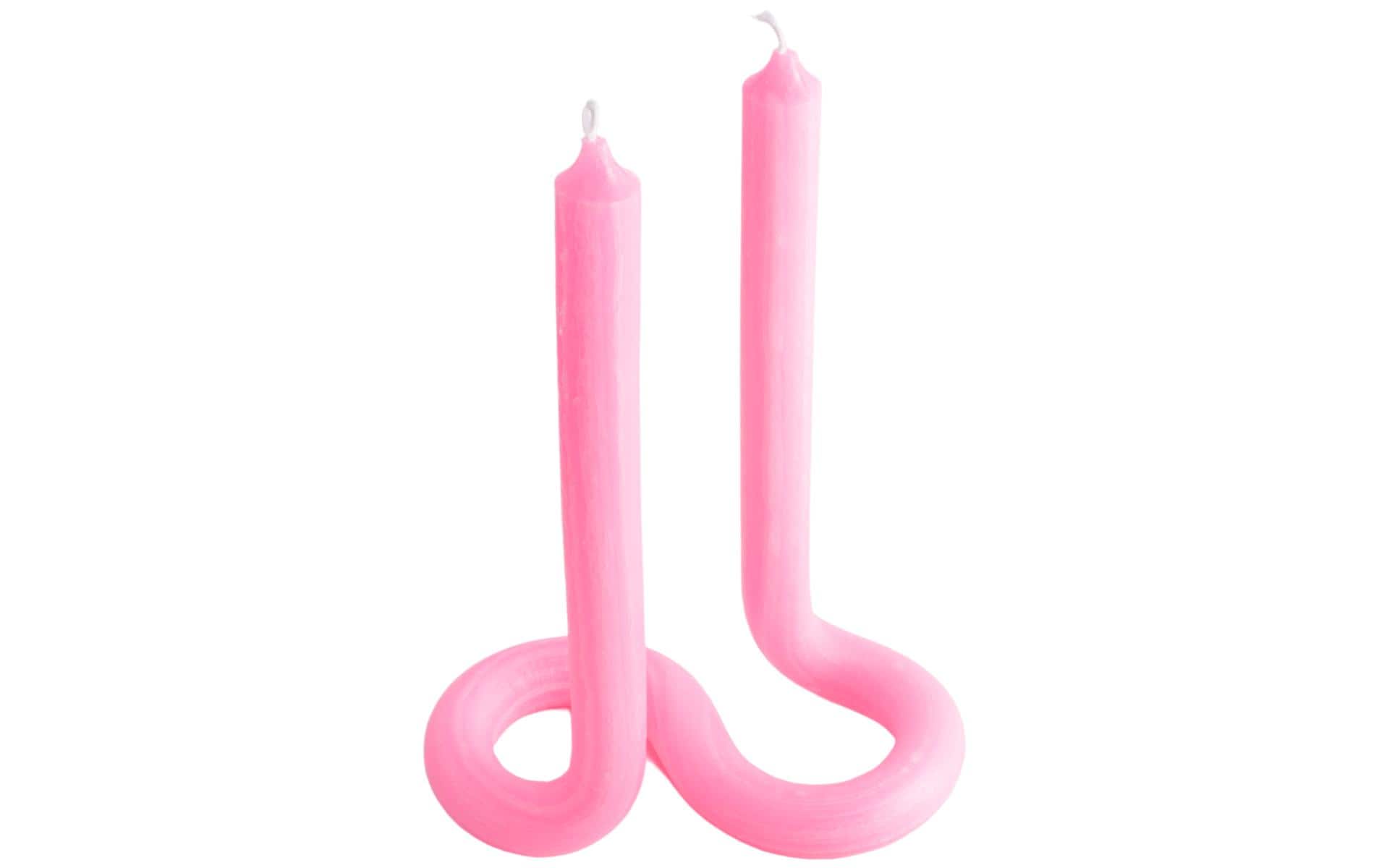 54Celsius Kerze Twist Pink