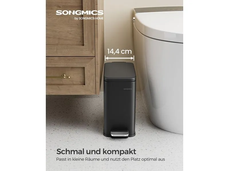 Songmics Kosmetikeimer 5 l, Schwarz Songmics Kosmetikeimer 5 l, Schwarz