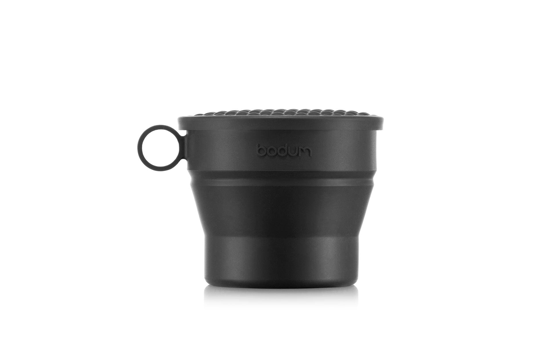 Bodum Faltbarer Becher mit Deckel und Karabinerhaken Bistro 0.3 l