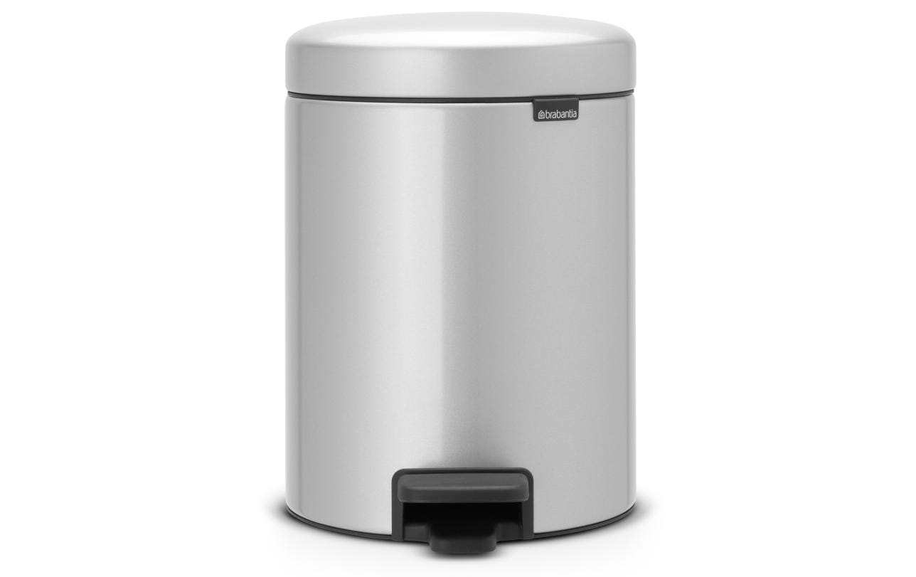 Brabantia Kosmetikeimer NewIcon 5 l, Metallic grey