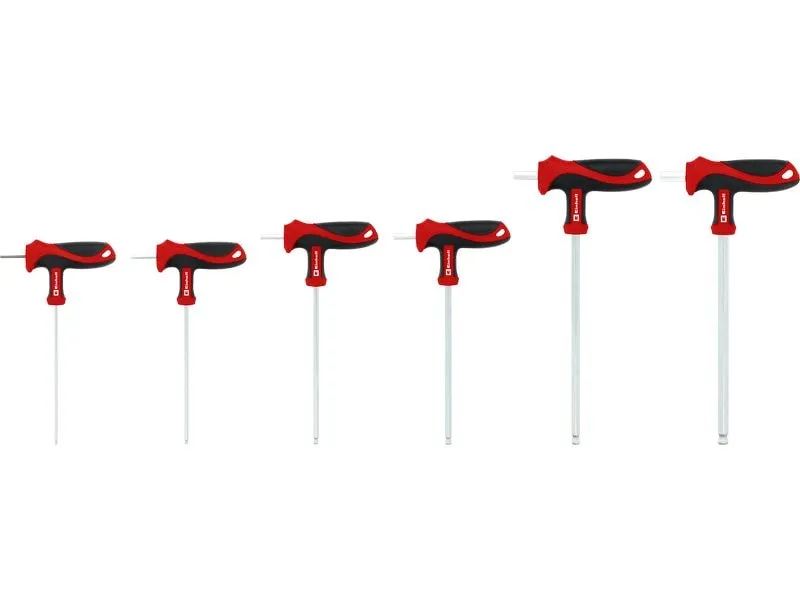 Einhell T-Griff-Schraubendreher-Set 6-teilig, Chrom-Vanadium-Stahl