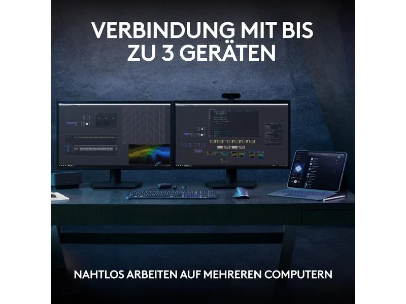 Logitech Tastatur MX Keys S Plus CH-Layout mit Handgelenkauflage Logitech Tastatur MX Keys S Plus CH-Layout mit Handgelenkauflage