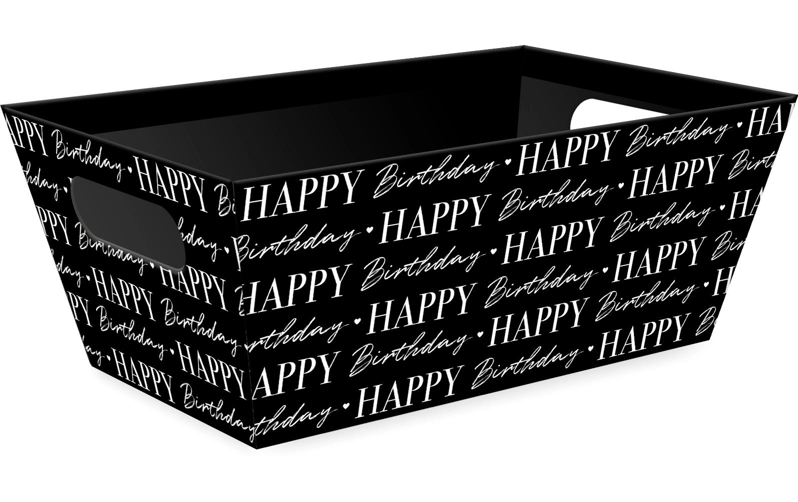 Braun + Company Geschenkbox Graphic Birthday 25 x 16 x 7.5 cm