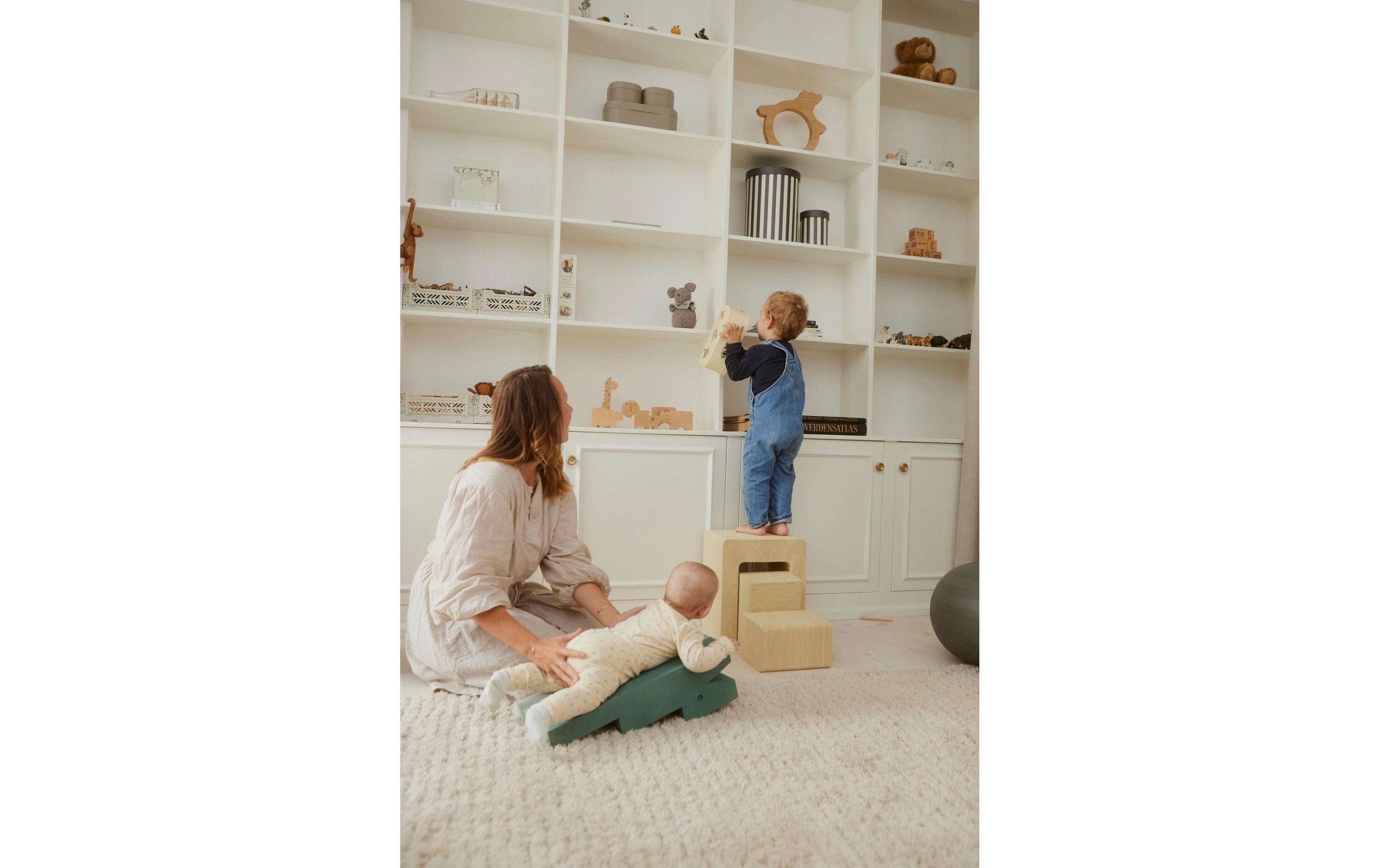 bObles Beschäftigungsspielzeug Krokodil M Green haze