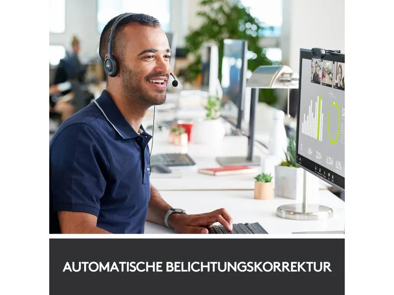 Logitech Webcam HD C270 HD 720p, Belichtungskorrektur Logitech Webcam HD C270 HD 720p, Belichtungskorrektur