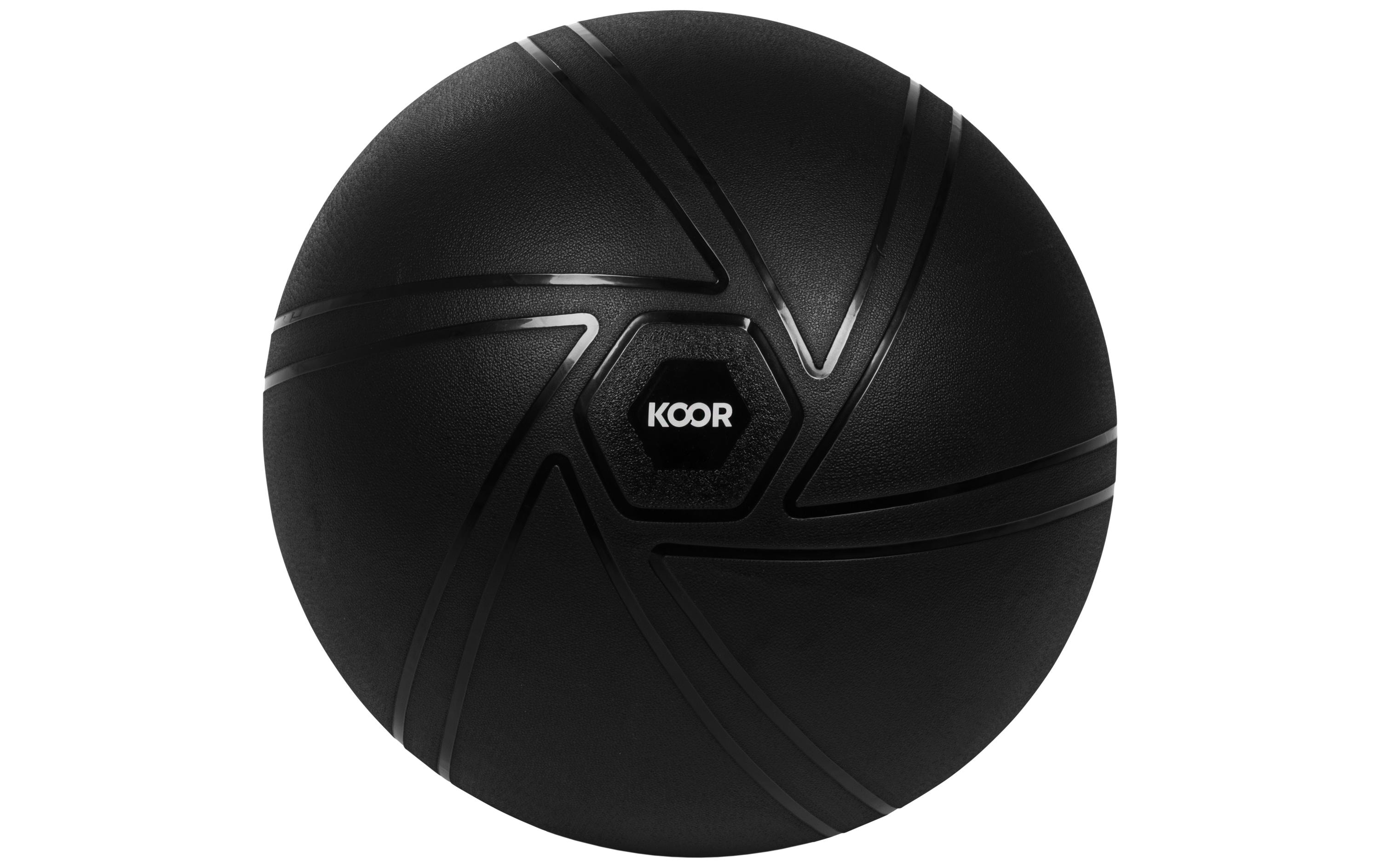 KOOR Gymnastikball 55 cm, Schwarz KOOR Gymnastikball 55 cm, Schwarz