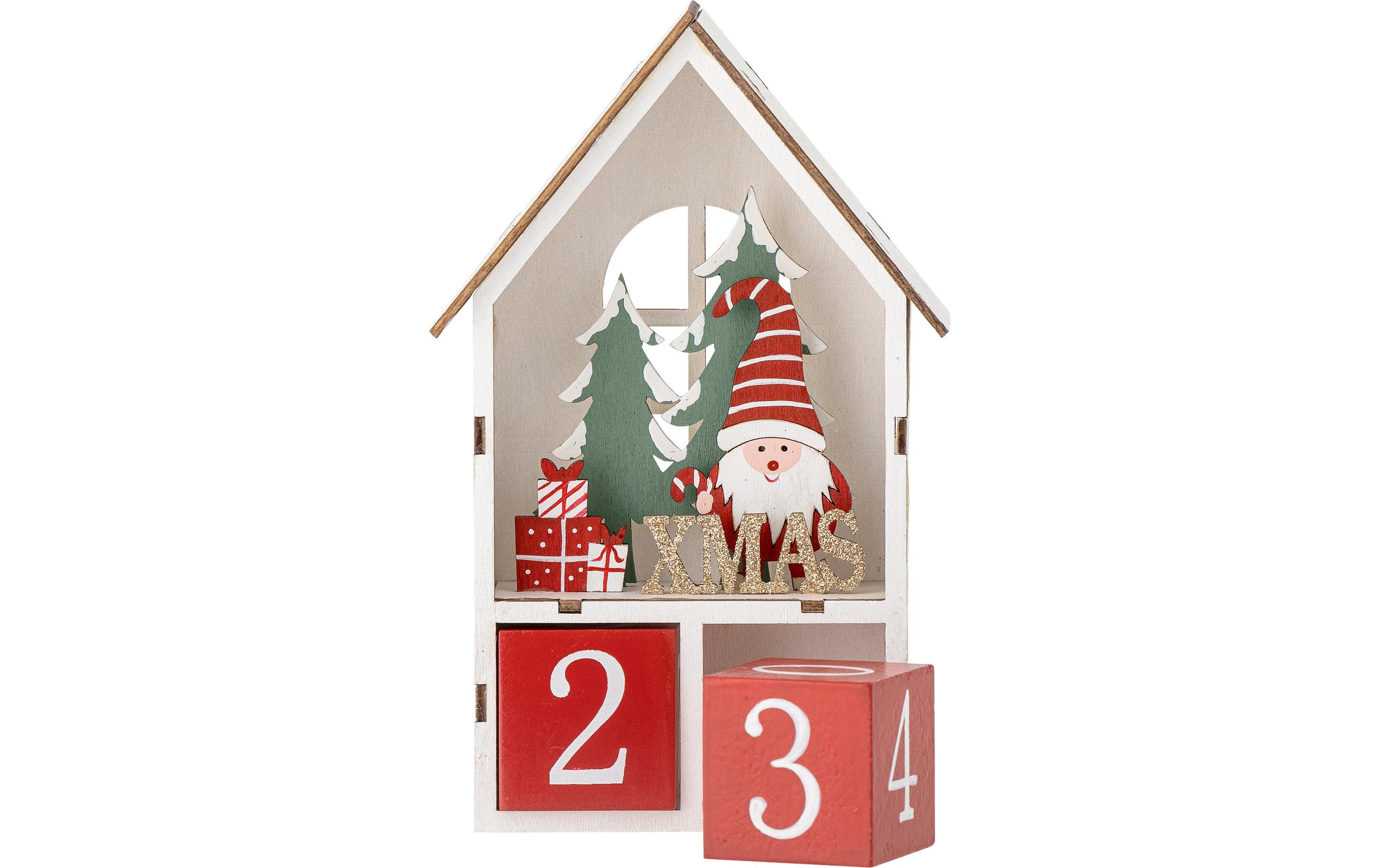 Bloomingville Weihnachtsdeko Edmund 12 cm, Sperrholz