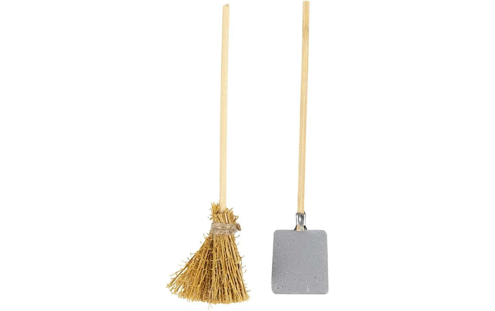 Creativ Company Mini-Utensilien Besen und Schaufel
