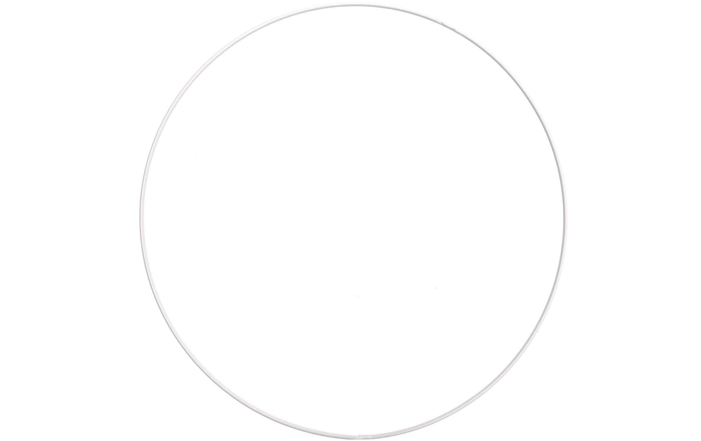 Rico Design Metallring 30 cm Weiss 1 Stück Rico Design Metallring 30 cm Weiss 1 Stück