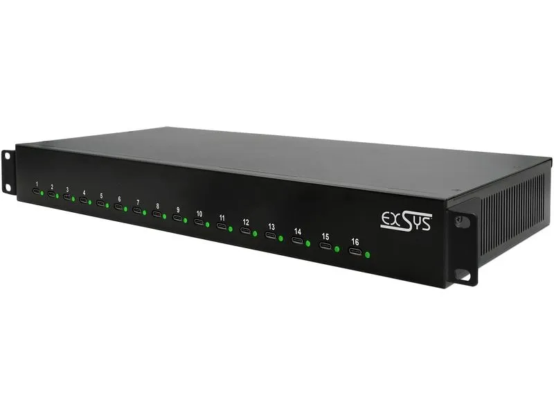 Exsys Ladestation EX-11017 Schwarz Exsys Ladestation EX-11017 Schwarz