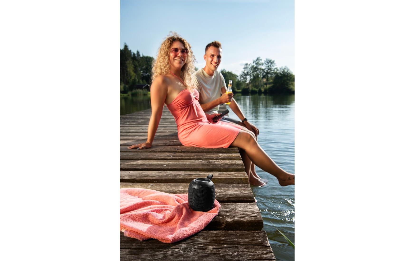 Hama Bluetooth Speaker Bomb 3.0 Wasserdicht LED 16 W Schwarz
