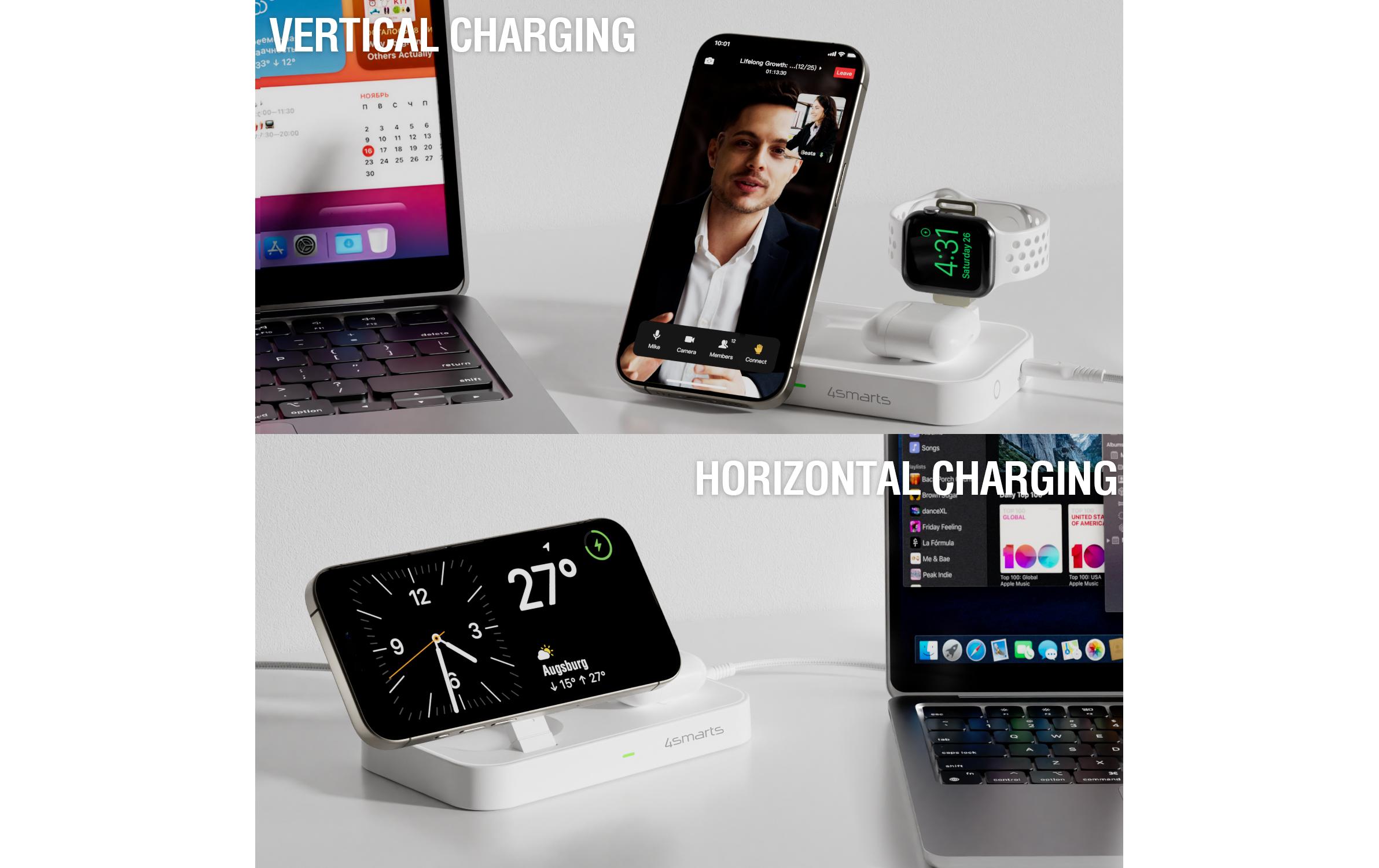 4smarts Wireless Charger Qi2 Ladestation Trident 4smarts Wireless Charger Qi2 Ladestation Trident
