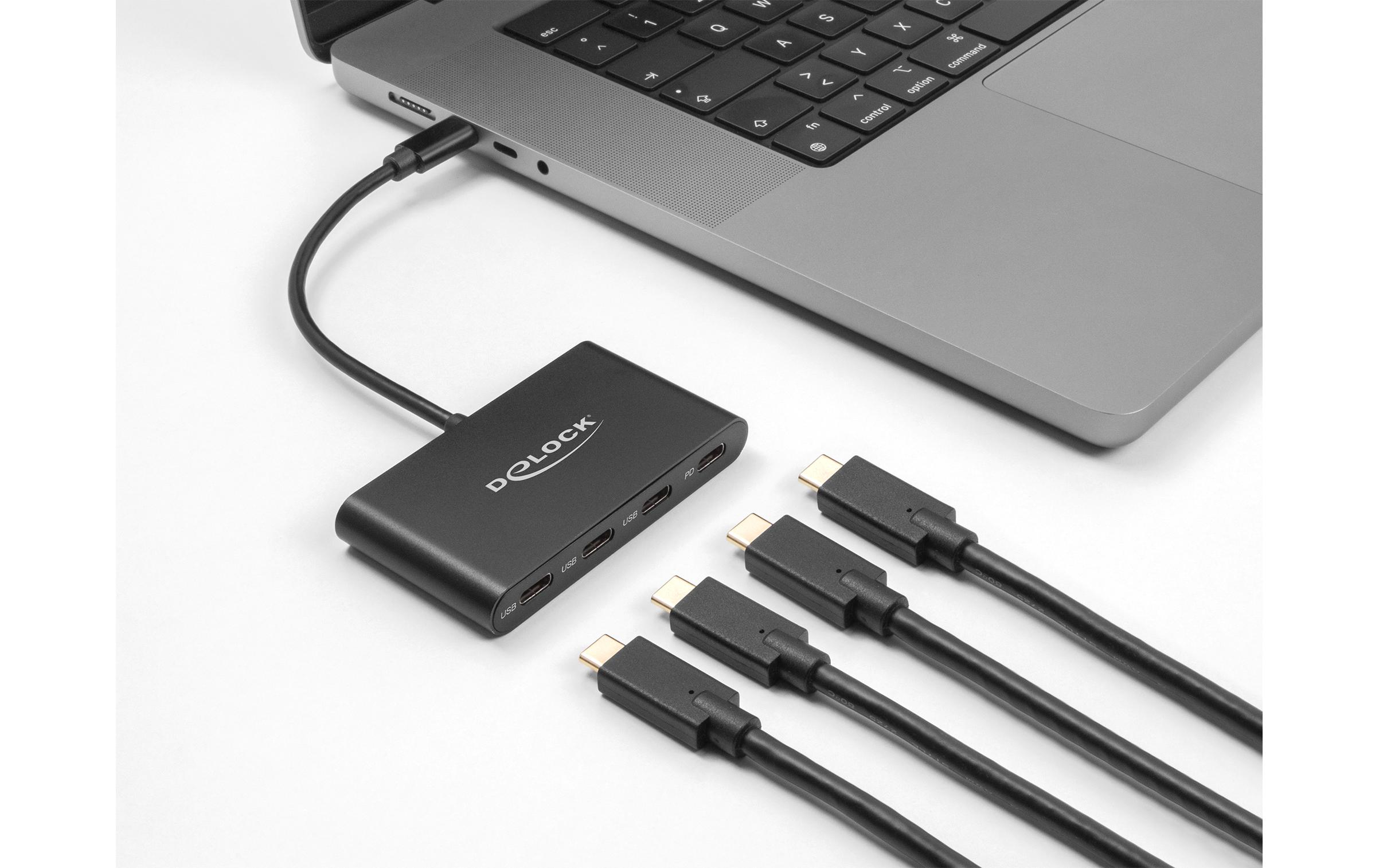 Delock USB-Hub 4 x USB 3.0 Typ-C Delock USB-Hub 4 x USB 3.0 Typ-C
