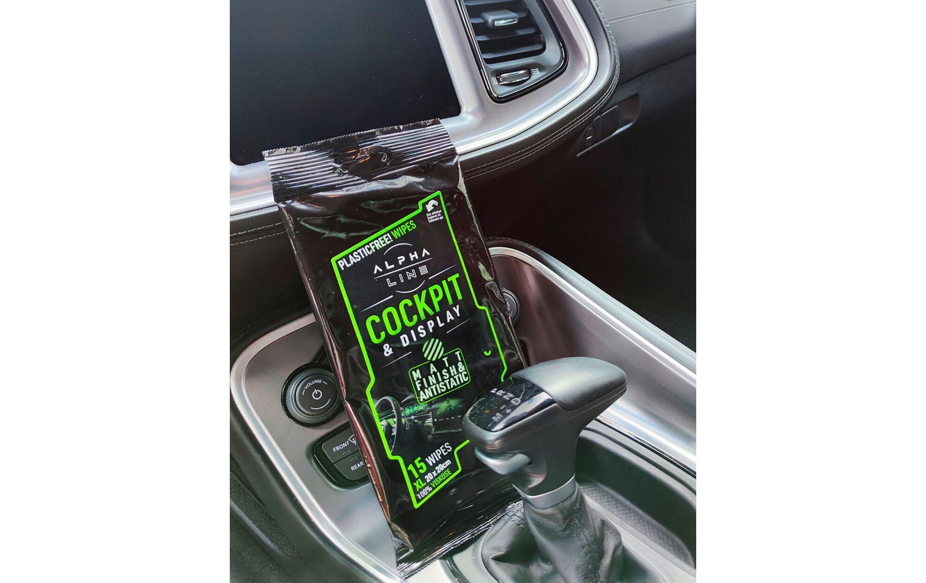 Alpha Line Cockpit Clean Wipes, Pack à 15 Stück 15 Stück Alpha Line Cockpit Clean Wipes, Pack à 15 Stück 15 Stück