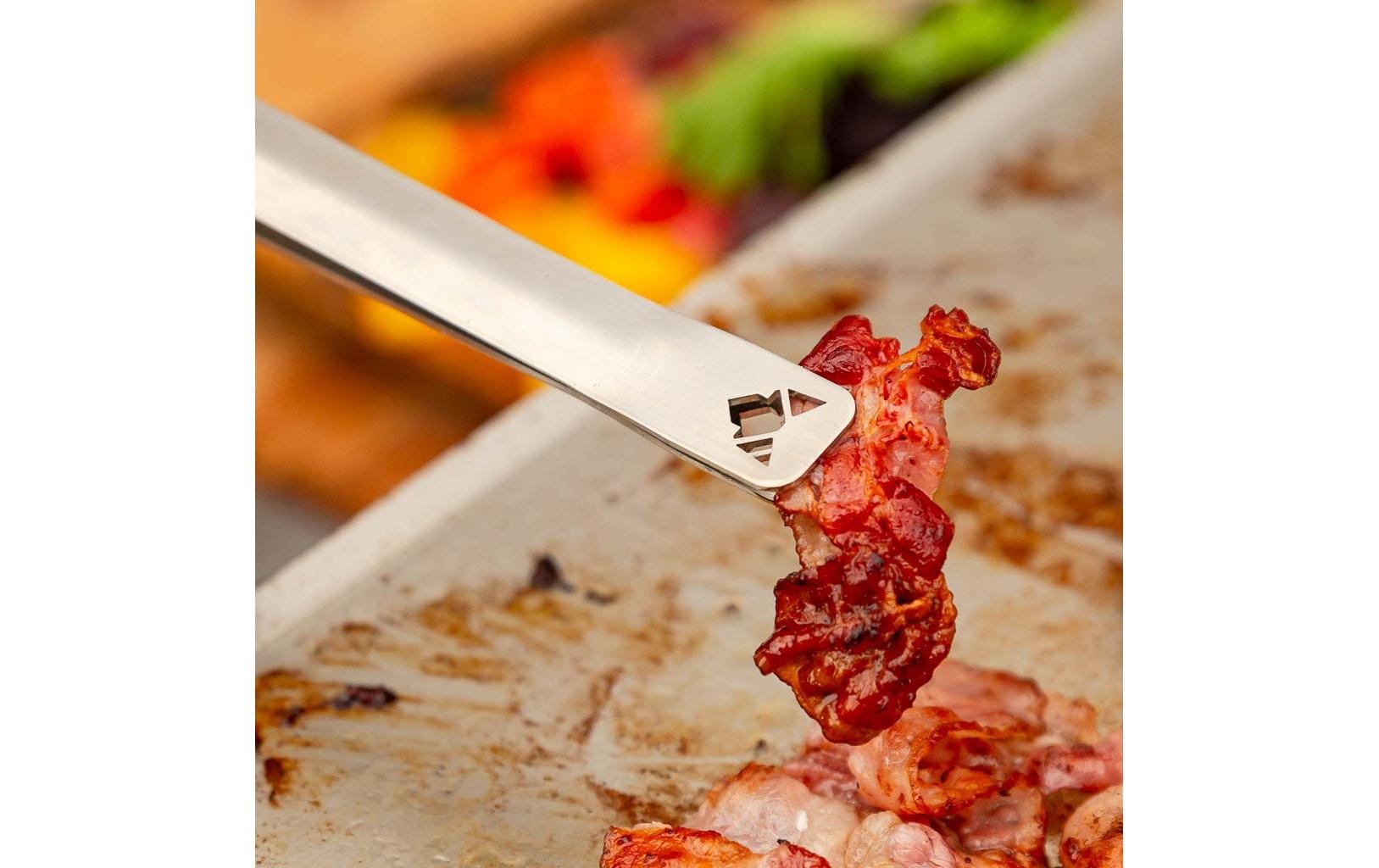 Fennek Grill Grillzange klein Silber