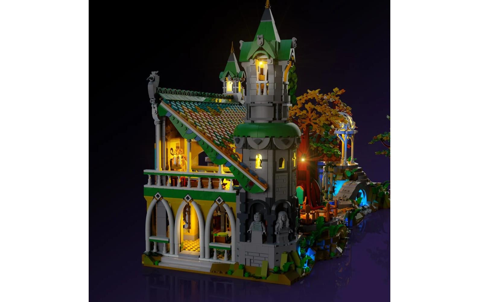 Light My Bricks LED-Licht-Set für LEGO® Der Herr der Ringe Bruchtal 10316