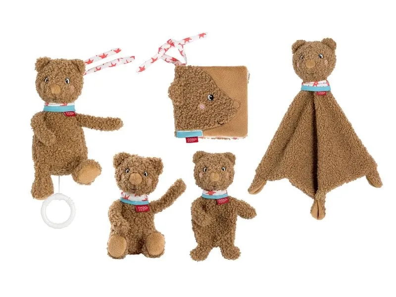 fehn Geschenkset «Bär Fred» mit Spieluhr, Schmusetuch, Stoffbuch fehn Geschenkset «Bär Fred» mit Spieluhr, Schmusetuch, Stoffbuch