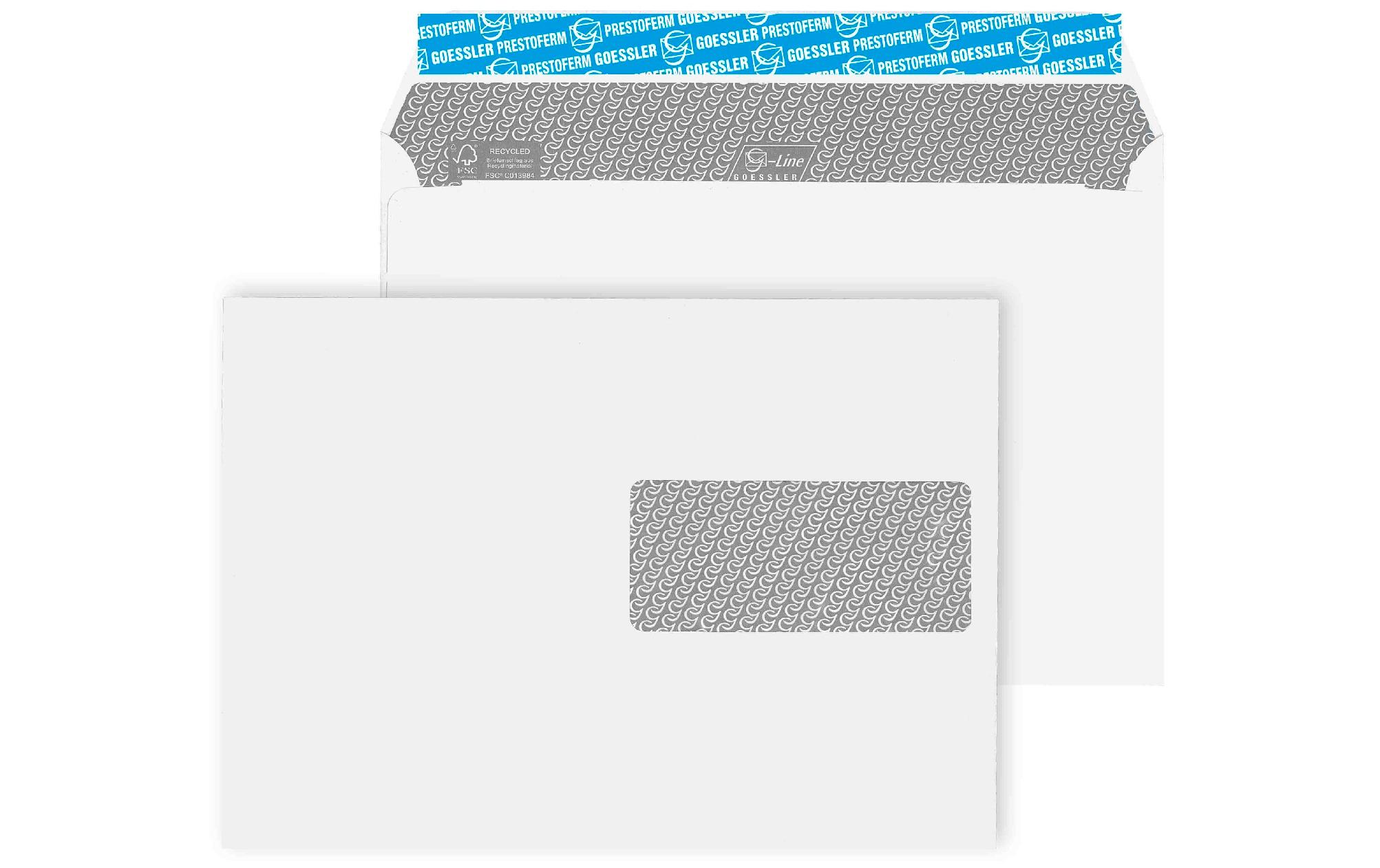 Goessler Couvert mit Fenster G-Line Pure C5, Rechts, 500 Stück