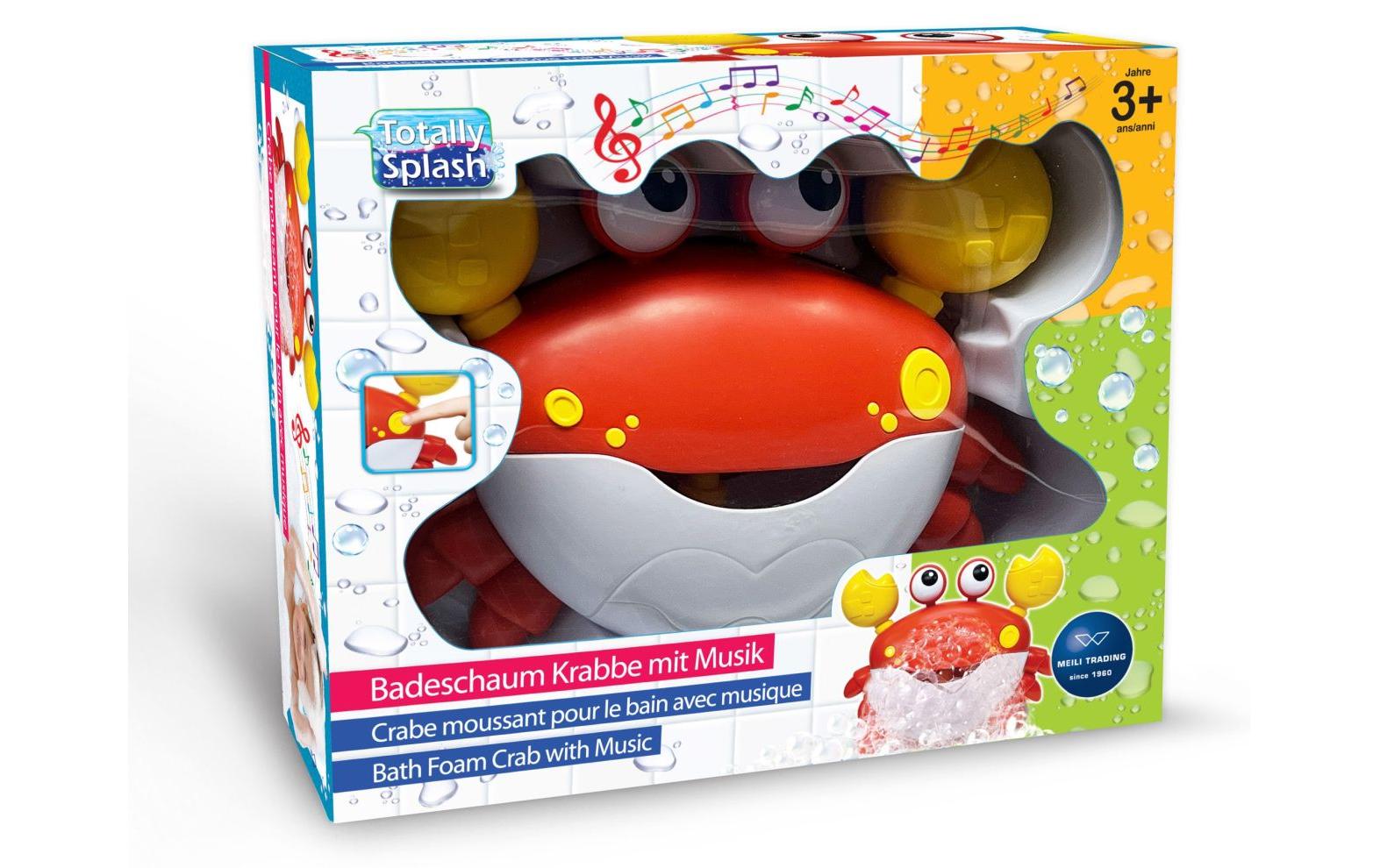 Totally Badespielzeug Splash Badeschaum Krabbe mit Musik Totally Badespielzeug Splash Badeschaum Krabbe mit Musik