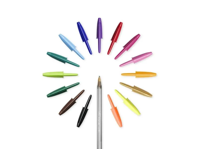 BIC Kugelschreiber Cristal Set 0.3 mm, Mehrfarbig, 15 Stück BIC Kugelschreiber Cristal Set 0.3 mm, Mehrfarbig, 15 Stück