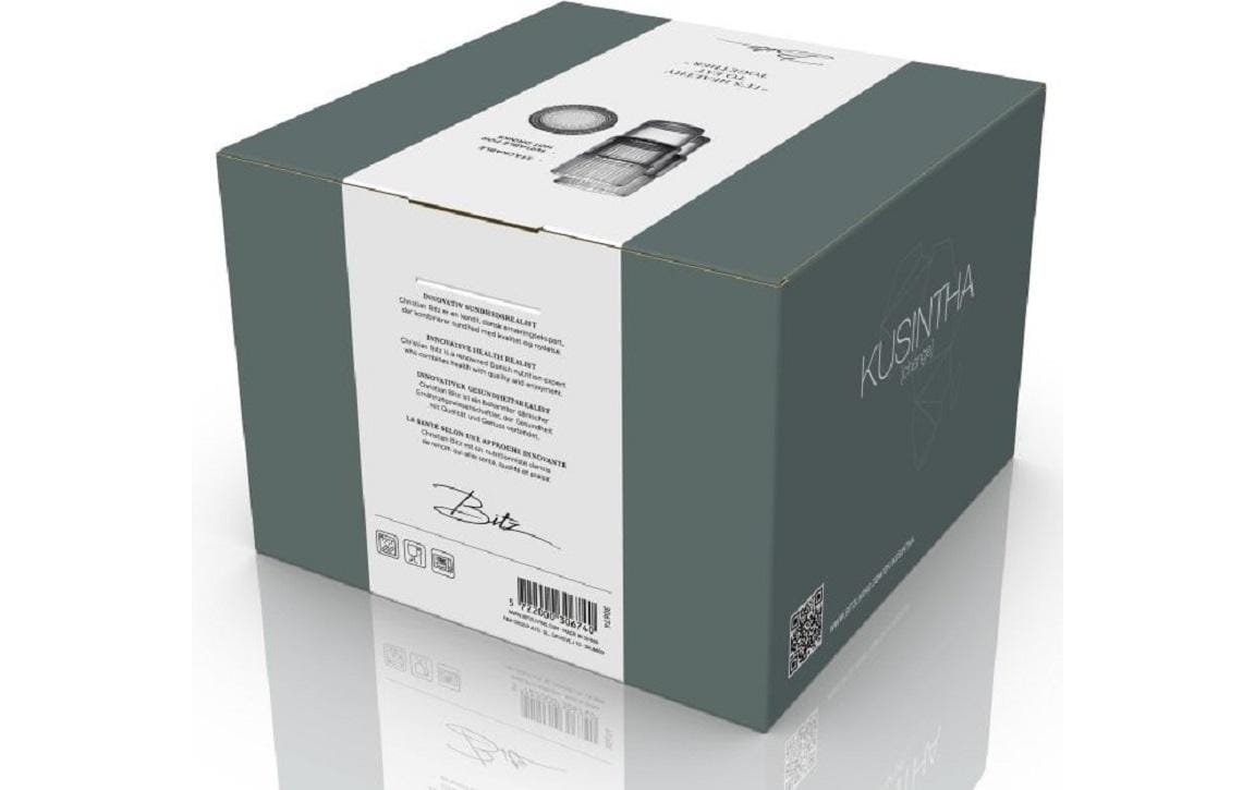 Bitz Latte Macchiato Becher Kusintha 380 ml, 4 Stück, Transparent