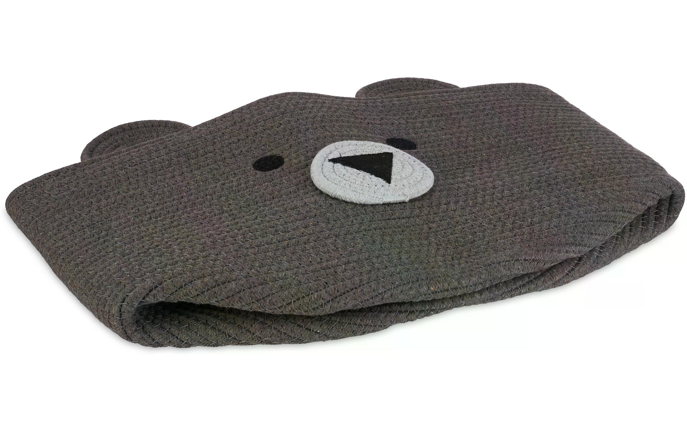 relaxdays Spielzeugkorb Bär