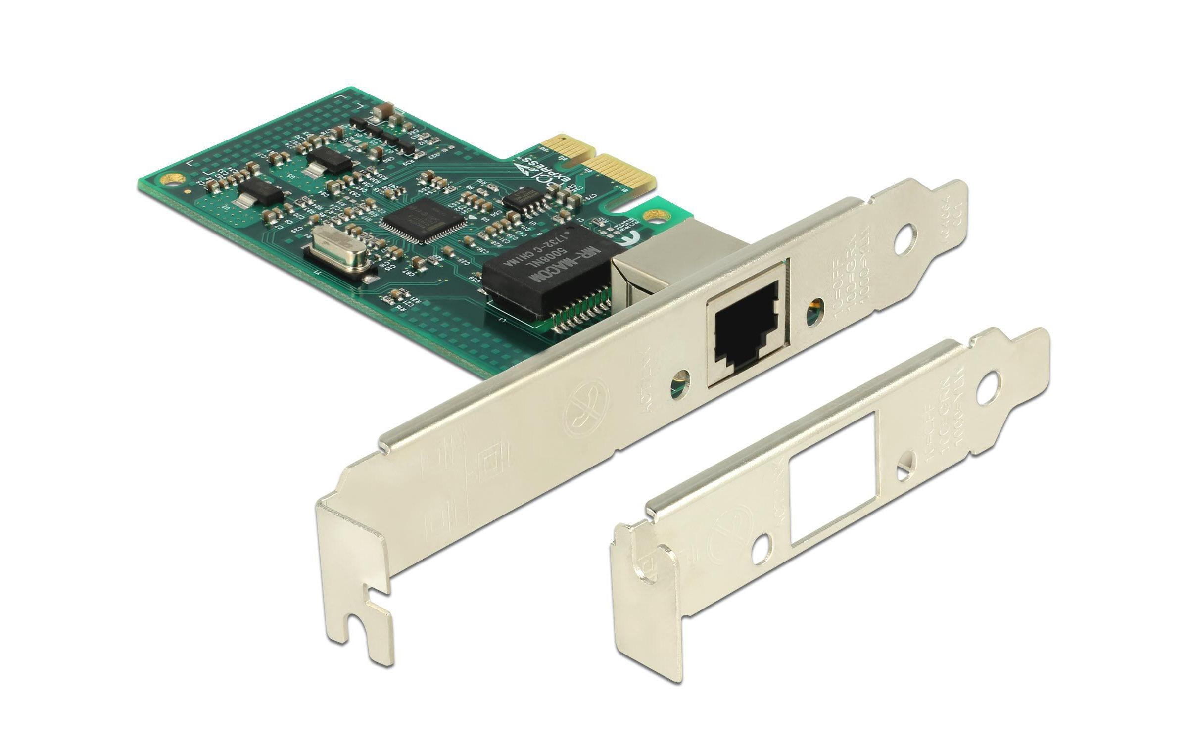 Delock Netzwerkkarte 1Gbps, PCI-Express x1, Intel 82574L Chipset Delock Netzwerkkarte 1Gbps, PCI-Express x1, Intel 82574L Chipset
