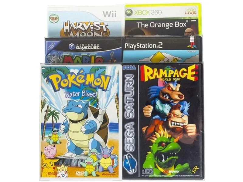 EvoRetro Kartenhülle Gehäuse 25er-Pack für Gamecube Xbox 360 Wii PS2 EvoRetro Kartenhülle Gehäuse 25er-Pack für Gamecube Xbox 360 Wii PS2