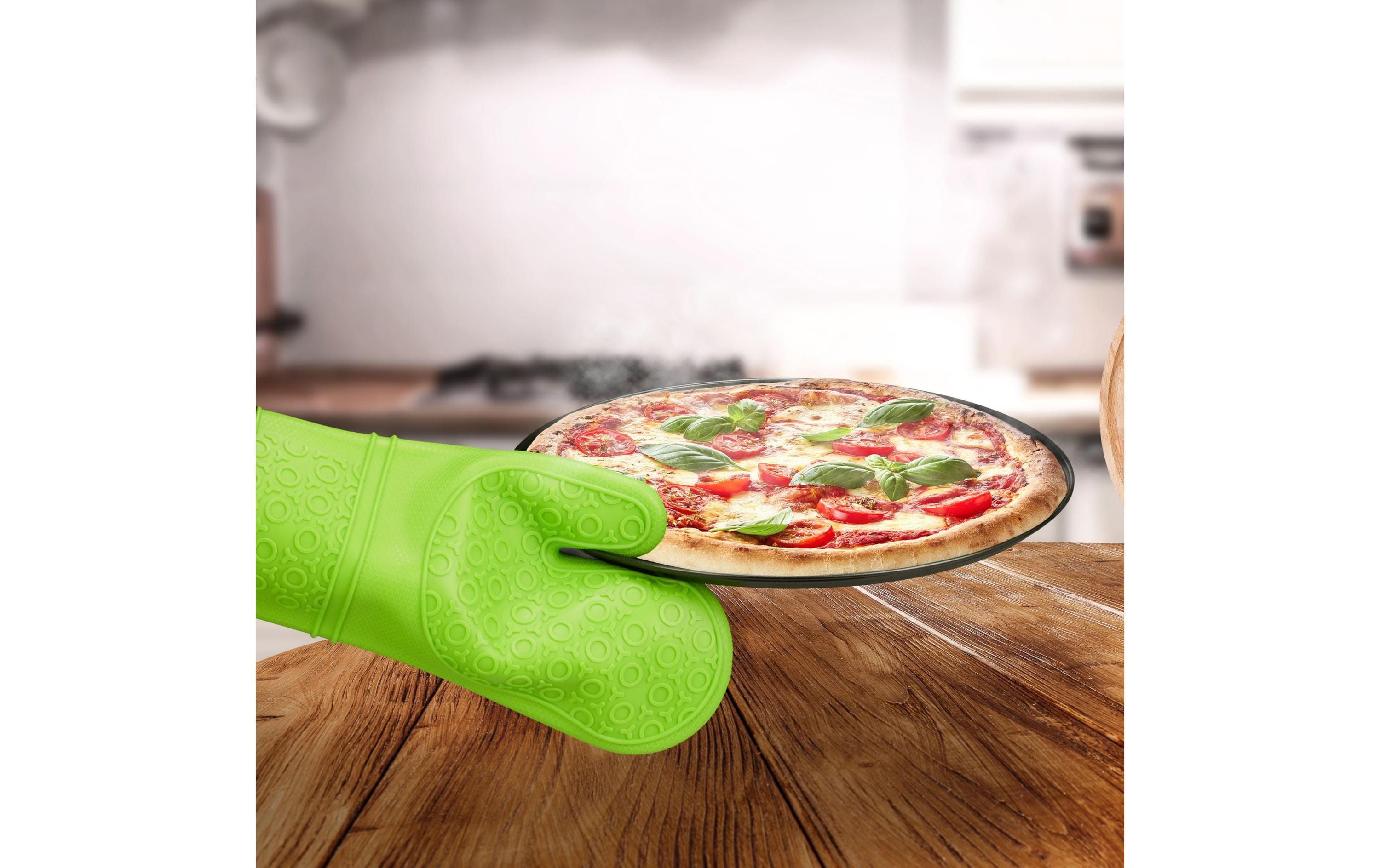 relaxdays Topflappen Schwarz