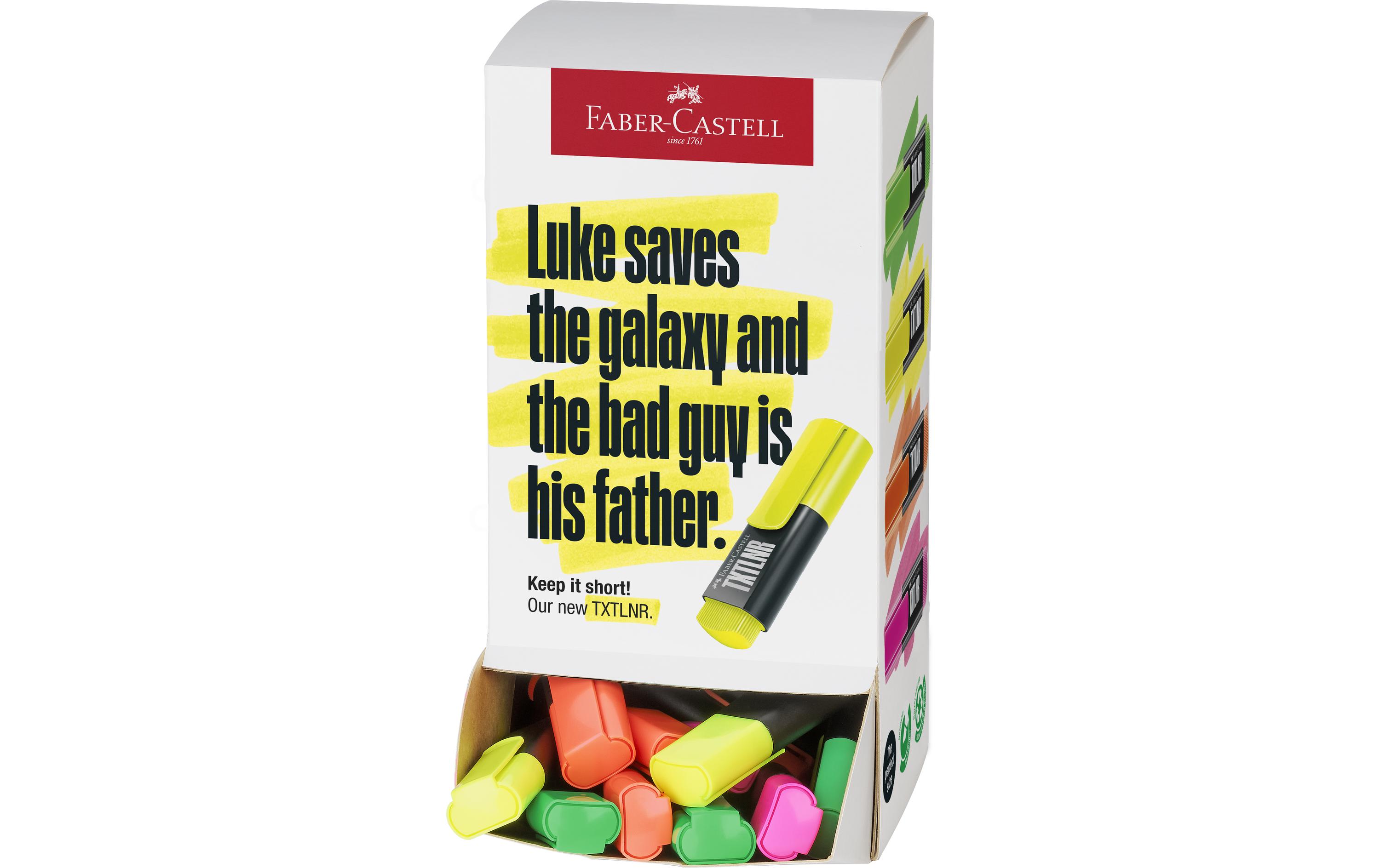 Faber-Castell Textmarker TXTLNR Grosspack 60er Kartonschachtel Faber-Castell Textmarker TXTLNR Grosspack 60er Kartonschachtel