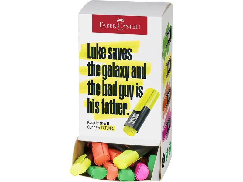Faber-Castell Textmarker TXTLNR Grosspack 60er Kartonschachtel Faber-Castell Textmarker TXTLNR Grosspack 60er Kartonschachtel