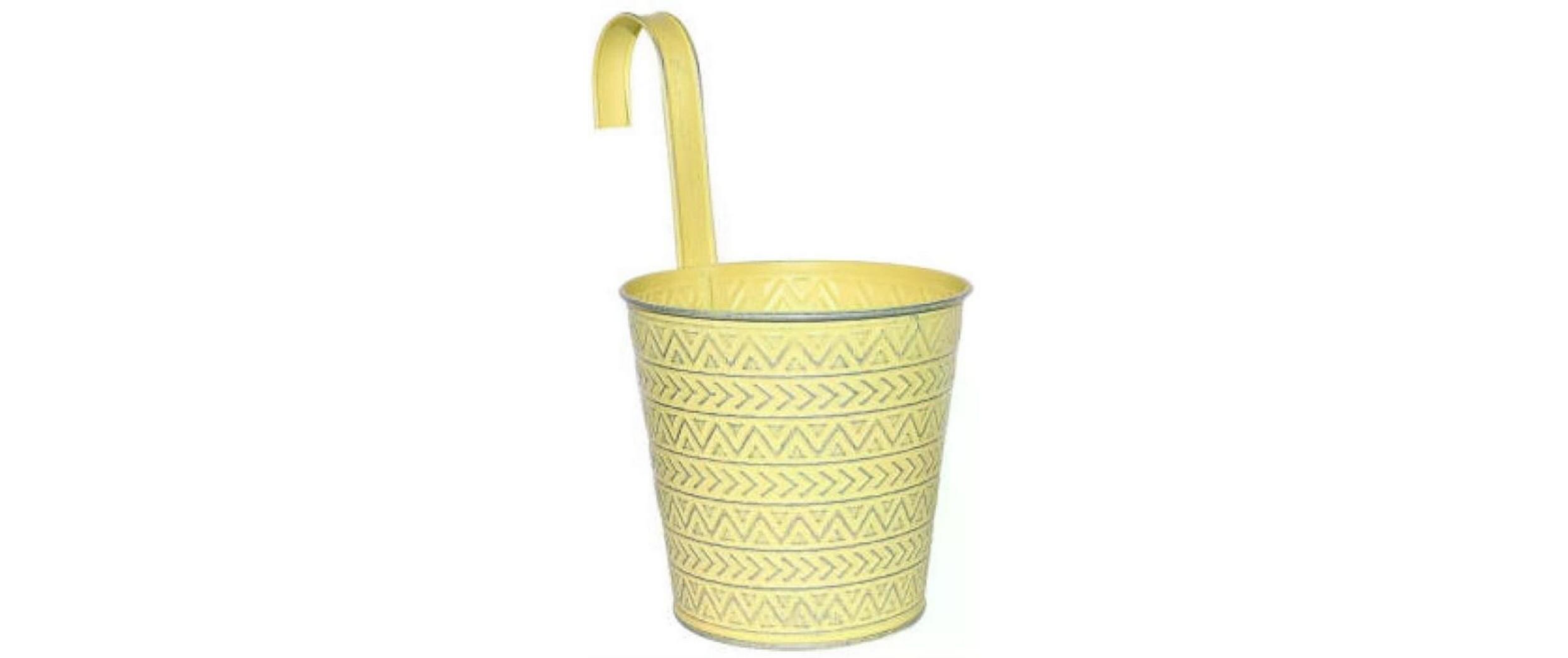 Dameco Übertopf mit Haken Gelb Dameco Übertopf mit Haken Gelb