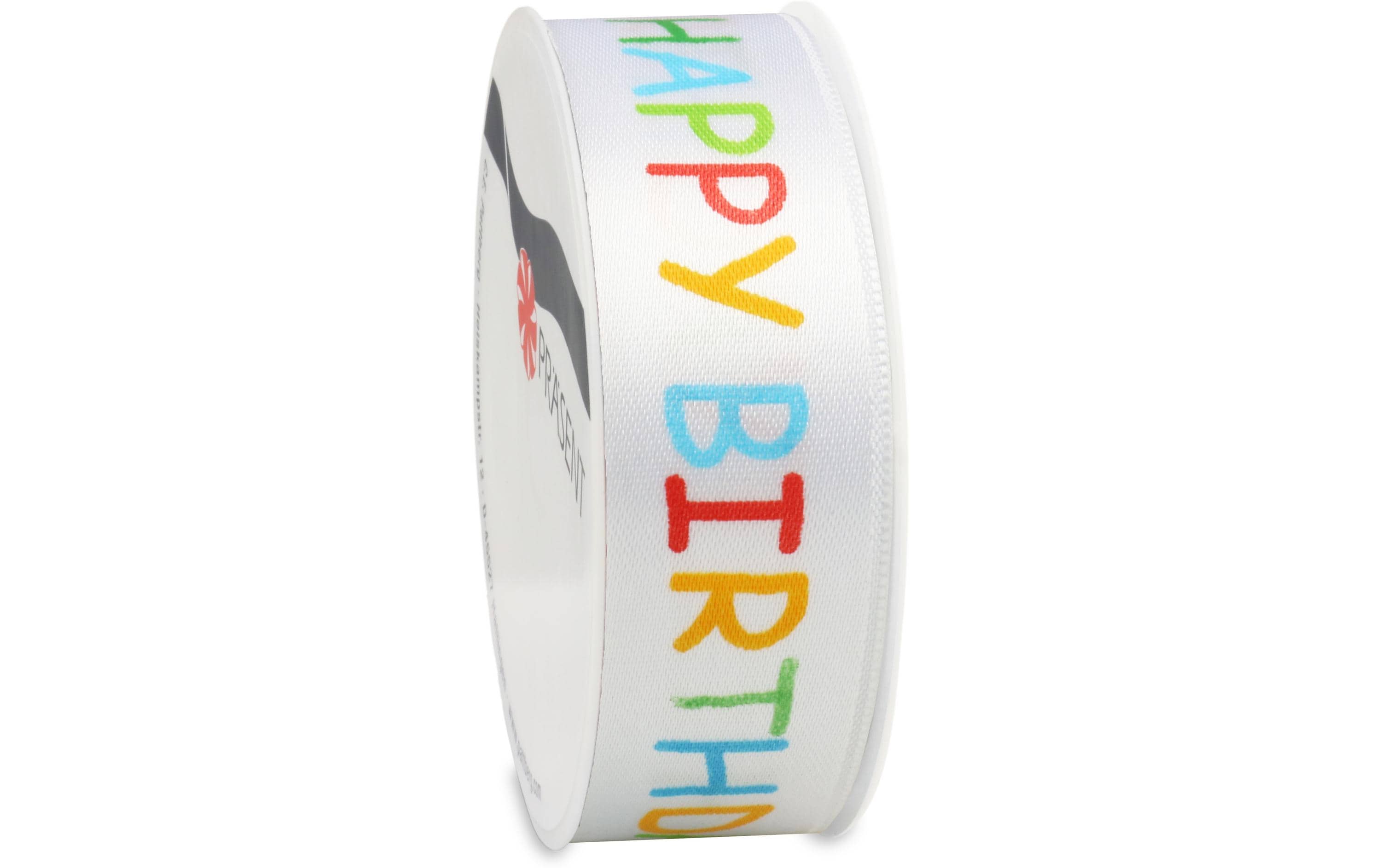 Pattberg Geschenkband Happy Birthday 25 mm x 3 m