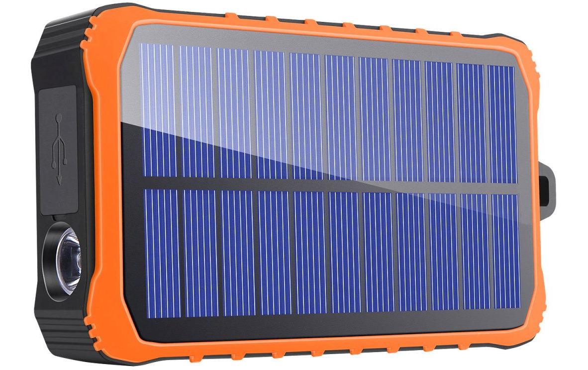 4smarts Solar-Powerbank Prepper 12.000 mAh