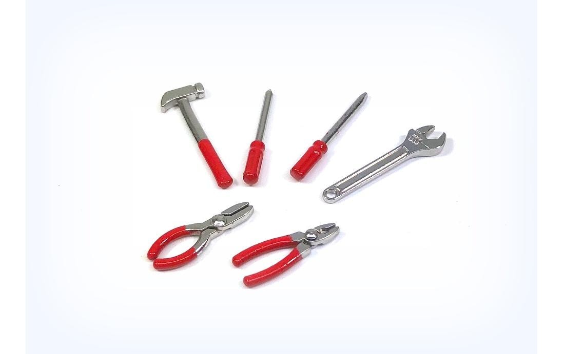 Absima 1:10 Werkzeugset Atrappe Rot