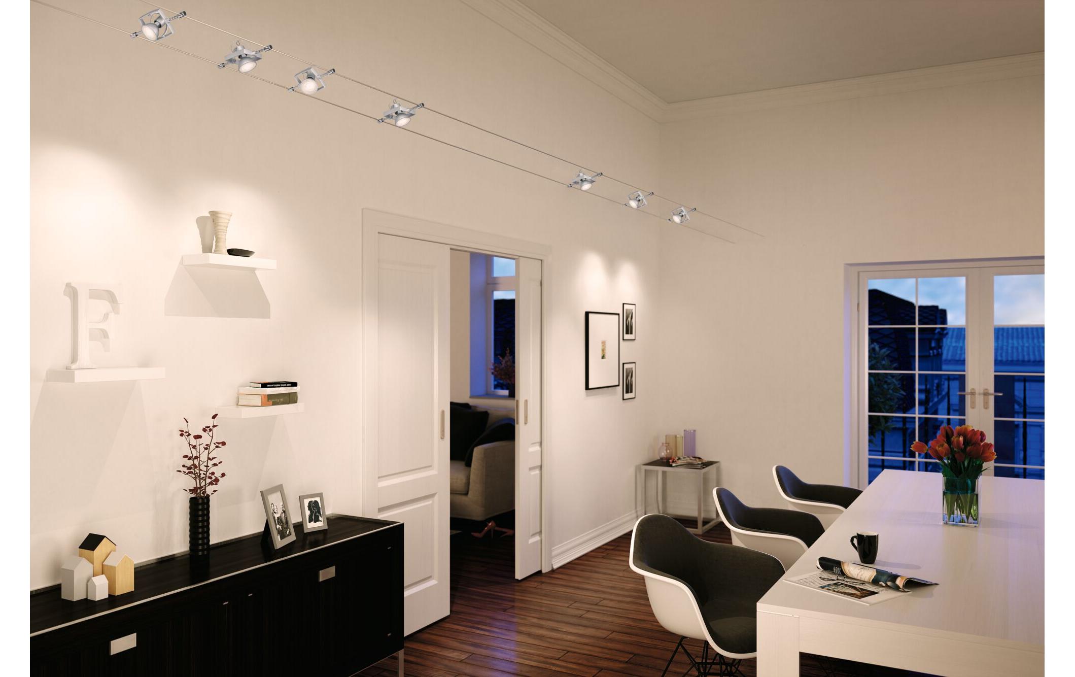 Paulmann Seilsystem Mac II Basisset GU5.3 max. 7 x 10 W