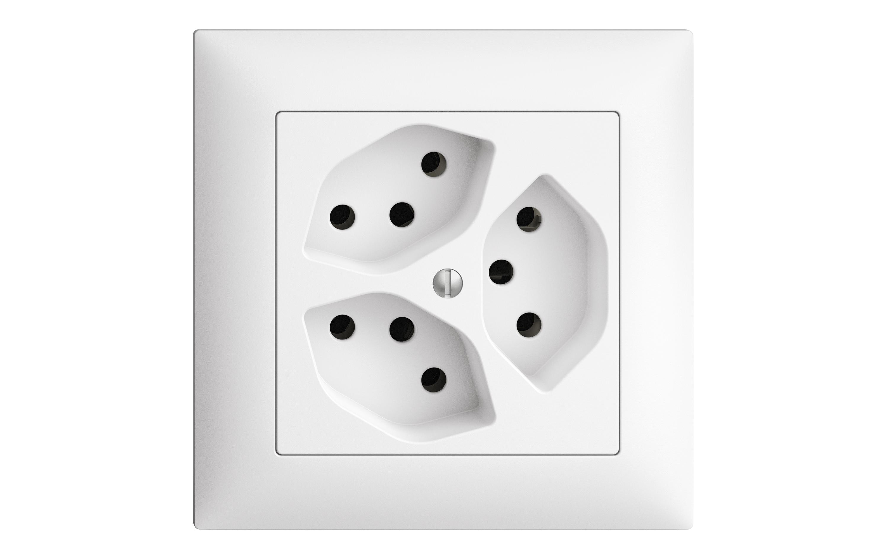 Feller EDIZIOdue EDIZIOdue UP-Steckdose 3 x T13