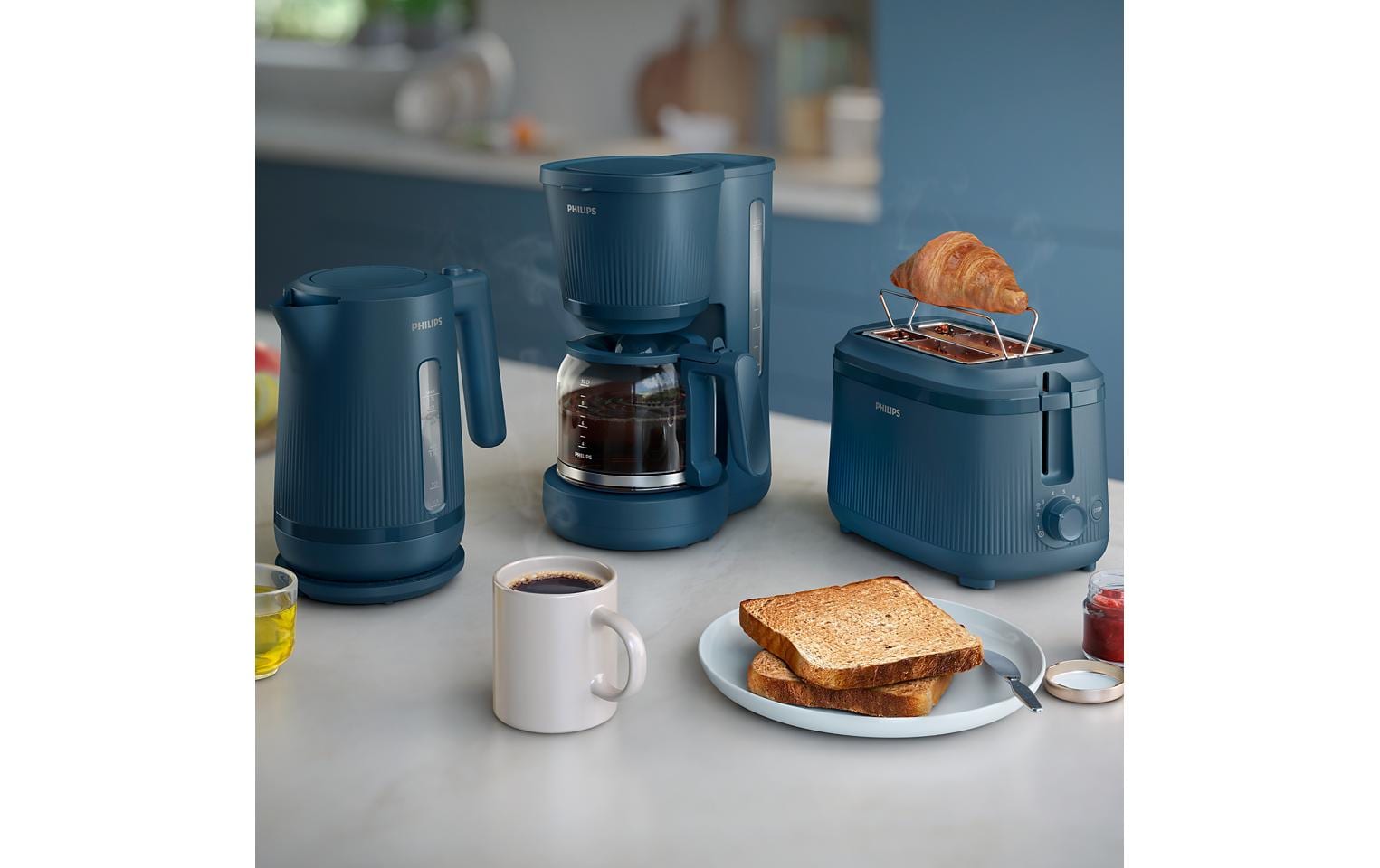 Philips Wasserkocher 3000 Series HD9411/71 1.7 l, Malibu Blue