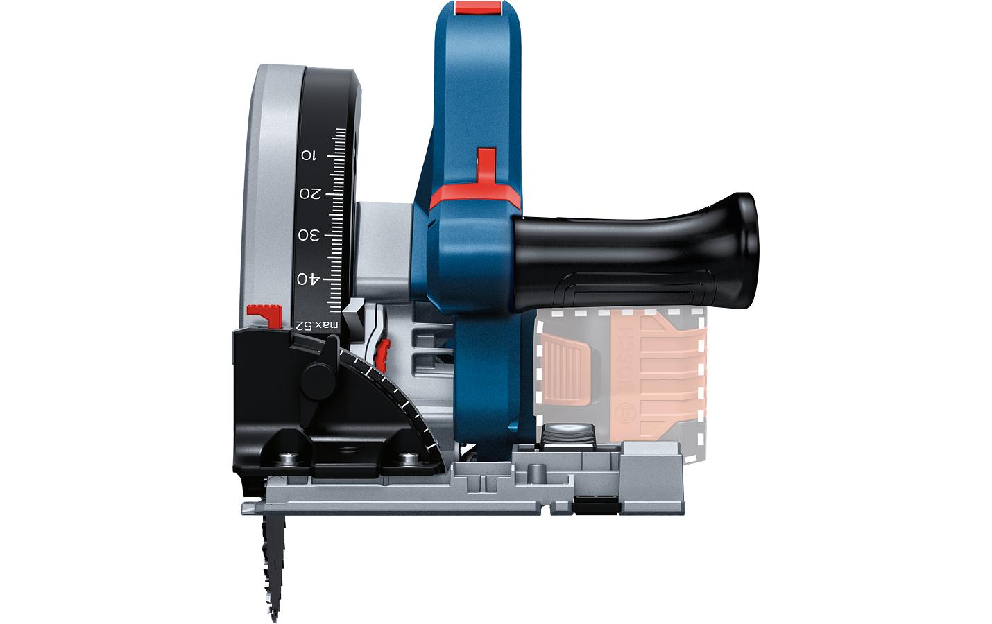 Bosch Professional Akku-Tauchsäge GKT 18V-52 GC Biturbo Solo
