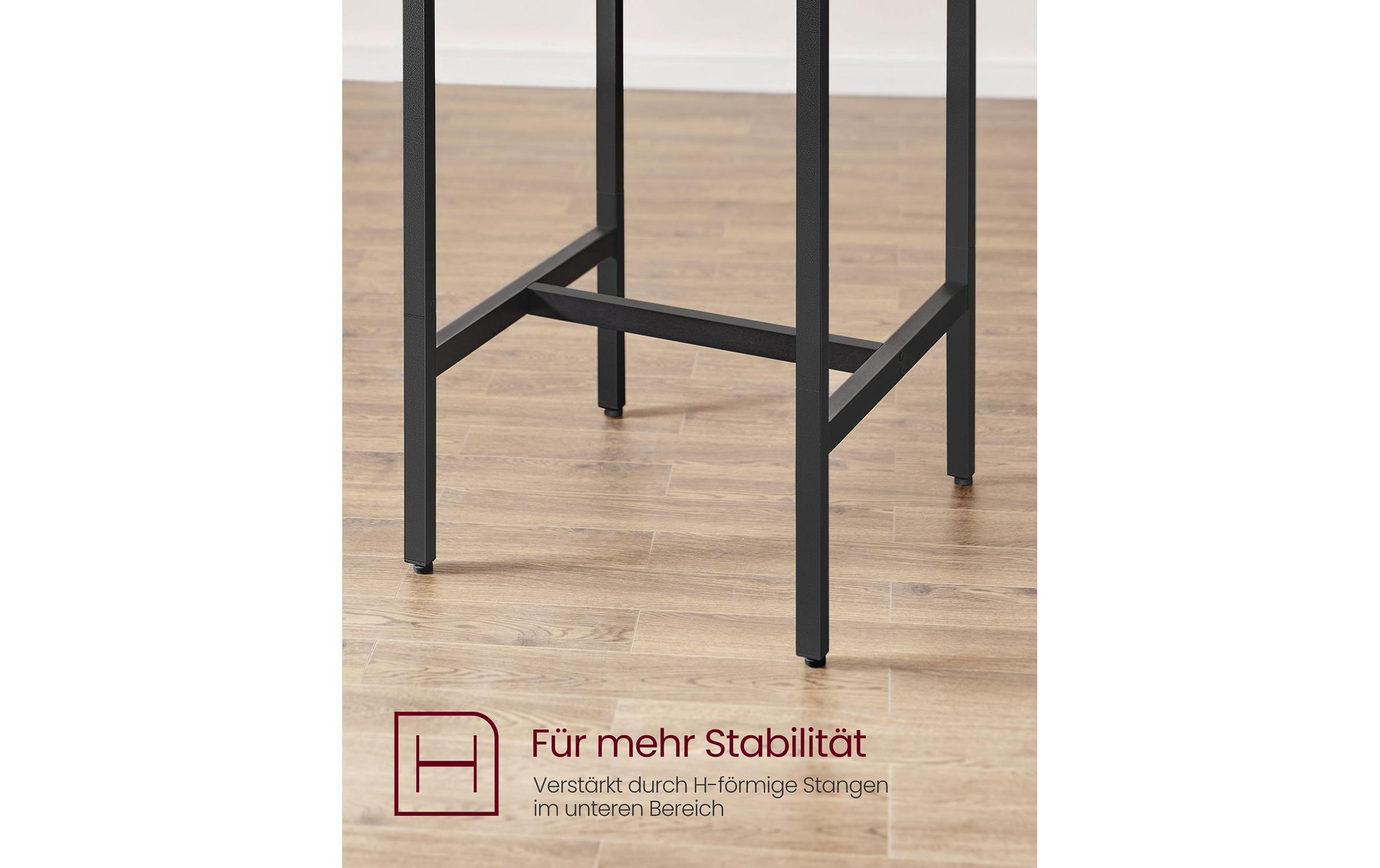 VASAGLE Bar-Tisch-Set, Vintagebraun / Schwarz